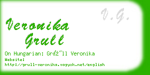 veronika grull business card